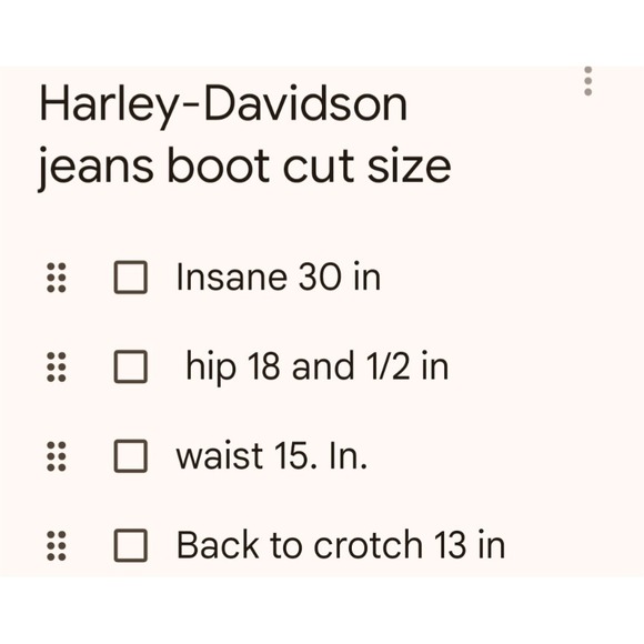 Harley Davidson Boot Cut Jeans Womens Size 10 Medium Wash Denim Motorcycle Biker - Picture 4 of 13